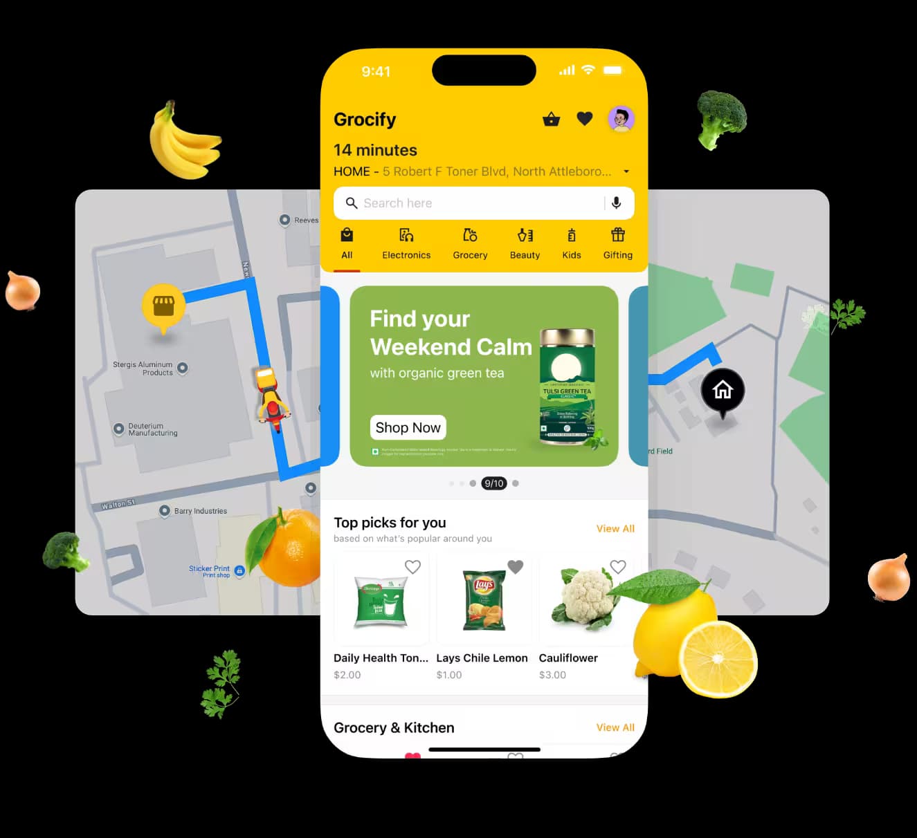 Grocery app development