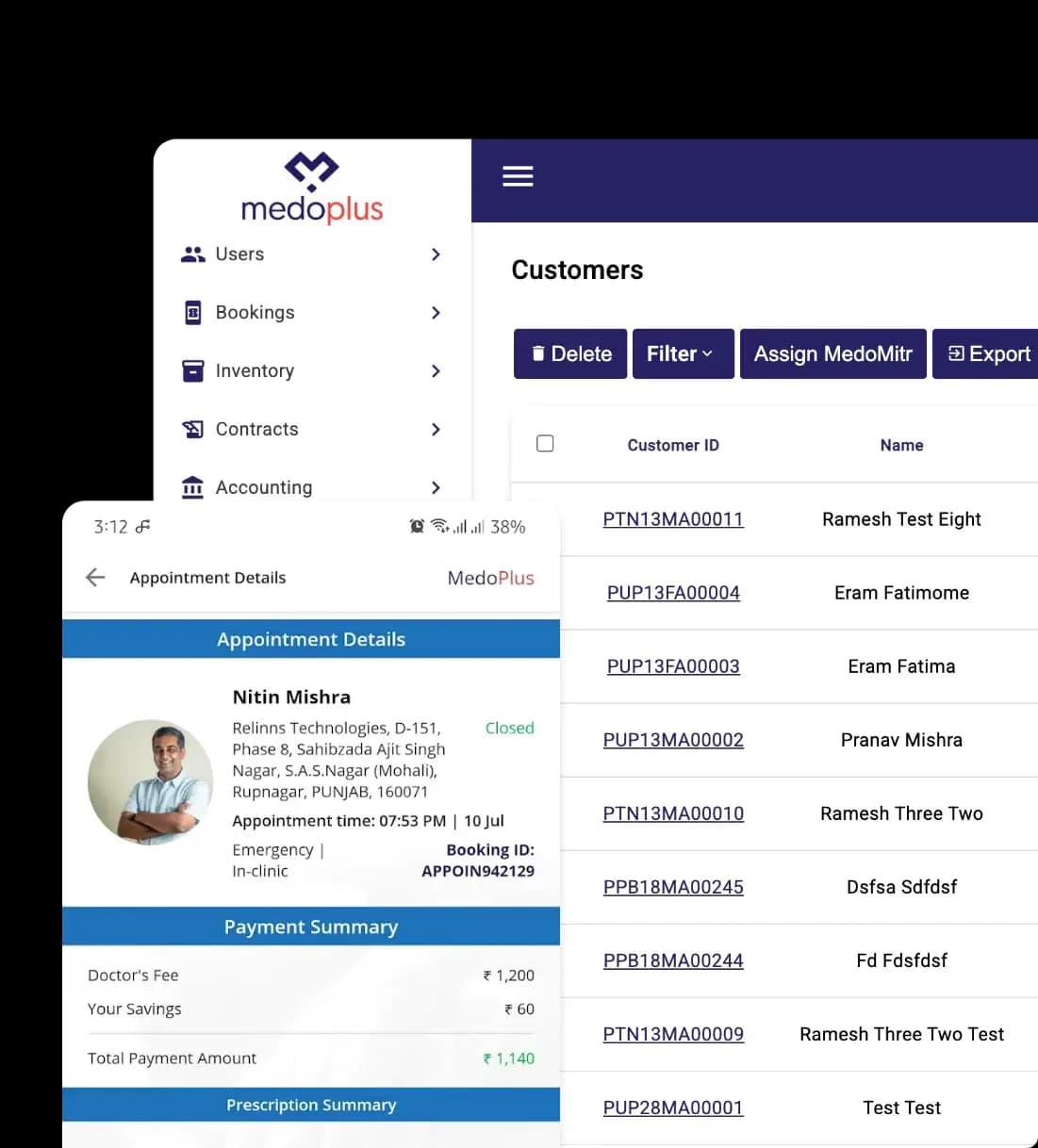 MedoPlus application